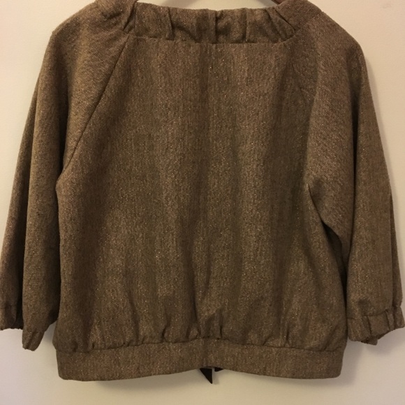 Attention Brown Tweed Pageboy Blazer Jacket - Picture 4 of 8